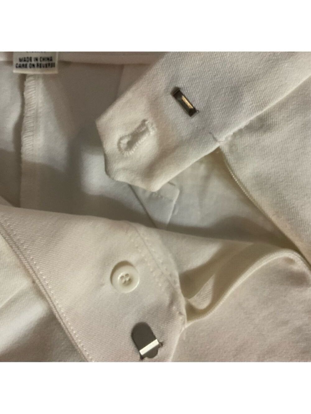 Max Studio White Formal Skinny Pants Size 10 - Picture 4 of 4